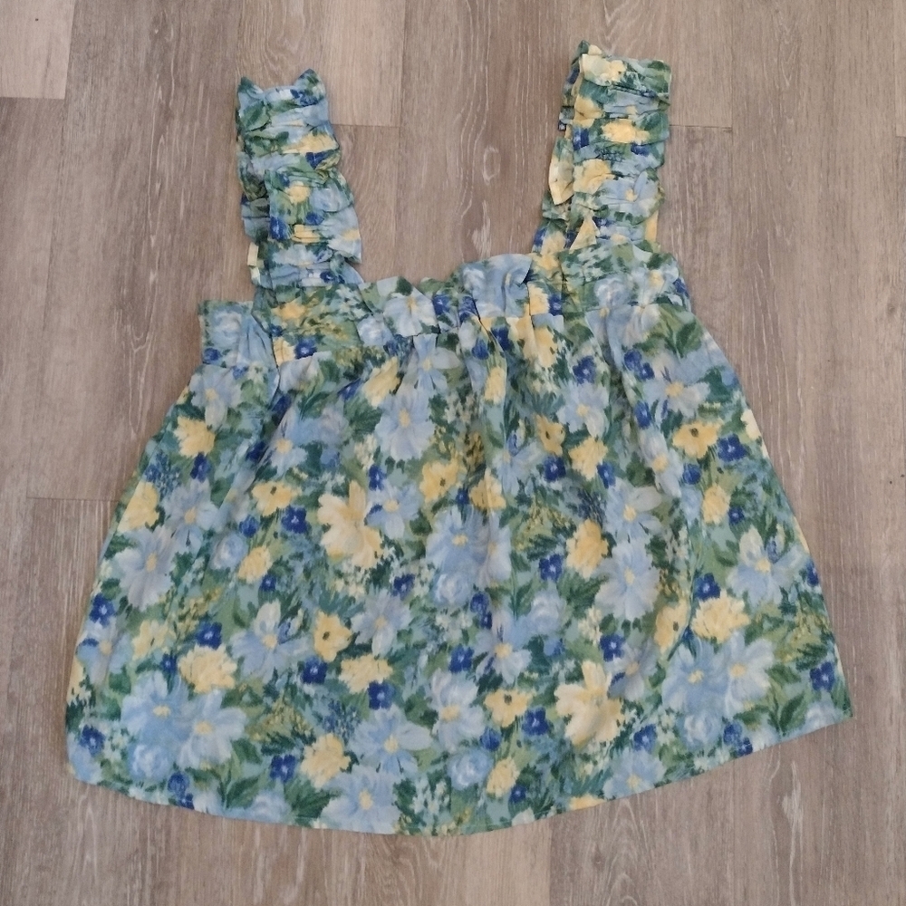 Floral Blu Pepper Blouse